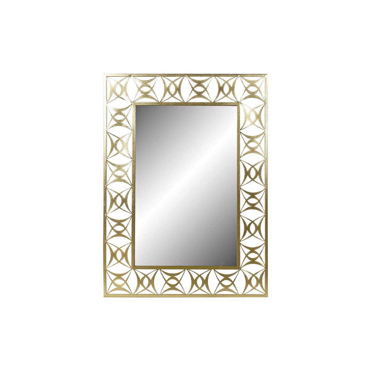 Väggspegel DKD Home Decor Gyllene Metall Glas 30 x 40 cm 66 x 2 x 91,5 cm