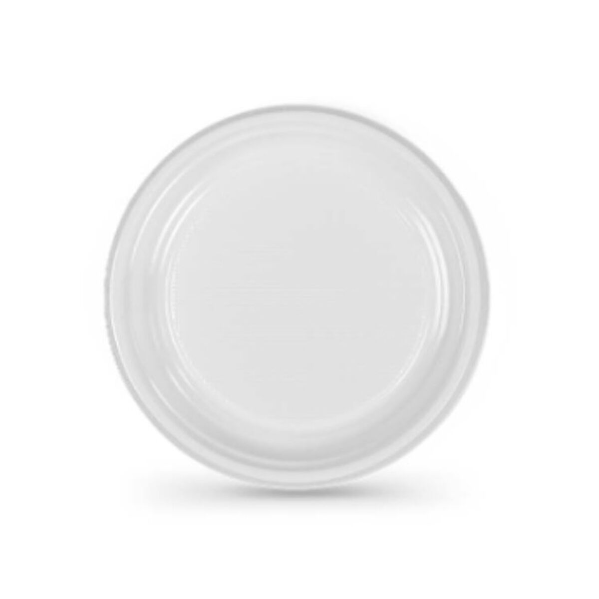 Set med återanvändbara tallrikar Algon Vit 20,5 cm 10 antal