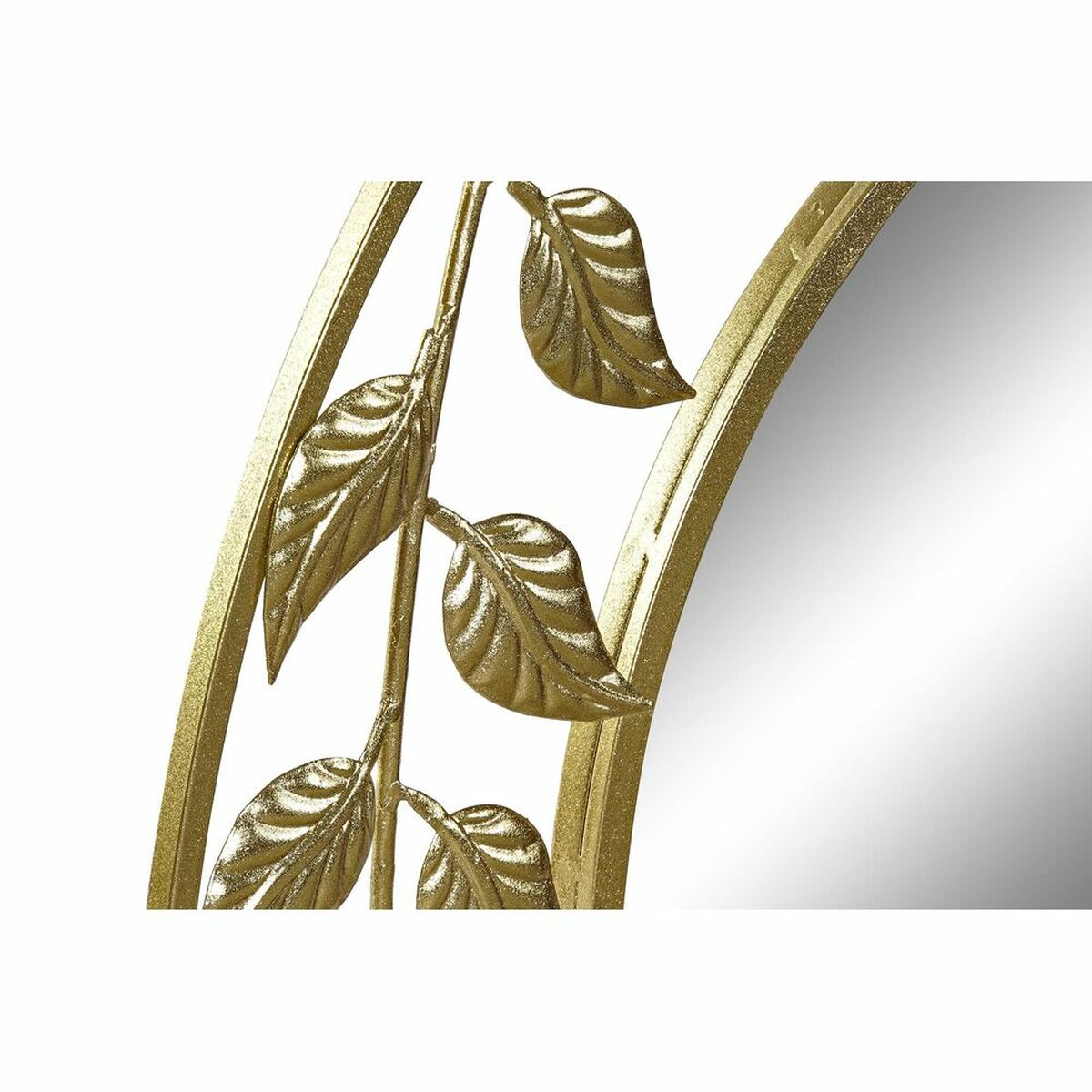 Väggspegel DKD Home Decor Speglar Träd Gyllene Metall (80 x 2 x 80 cm) - 2