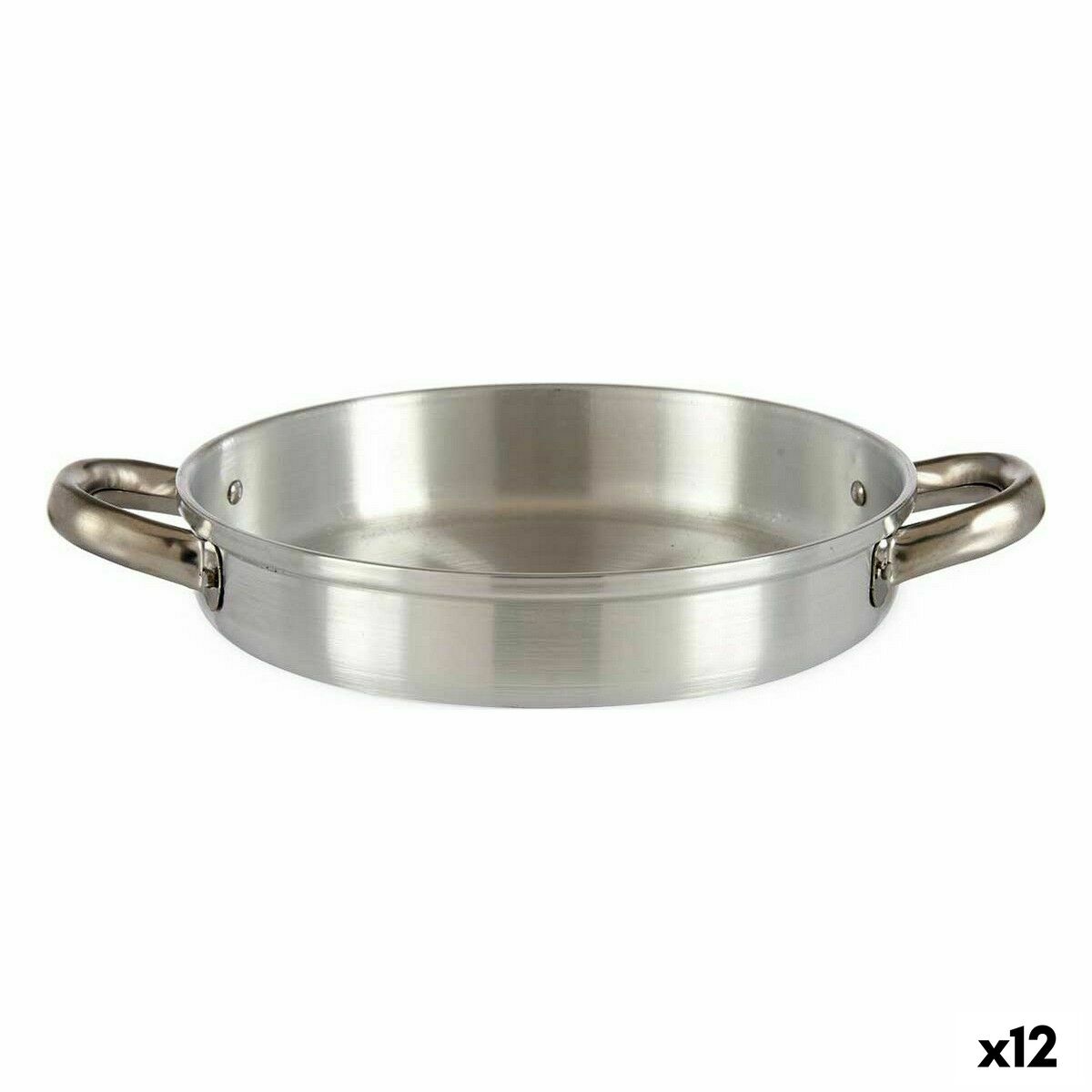 Stekpanna Ø 22 cm Silvrig Aluminium (12 antal)