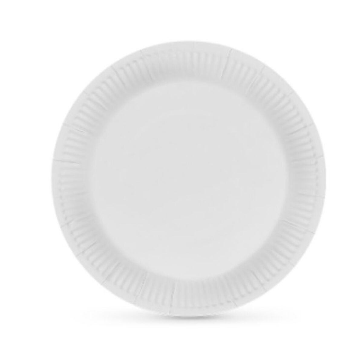 Tallriksset Algon Vit Papp Engångsanvändning 23 cm 25 antal