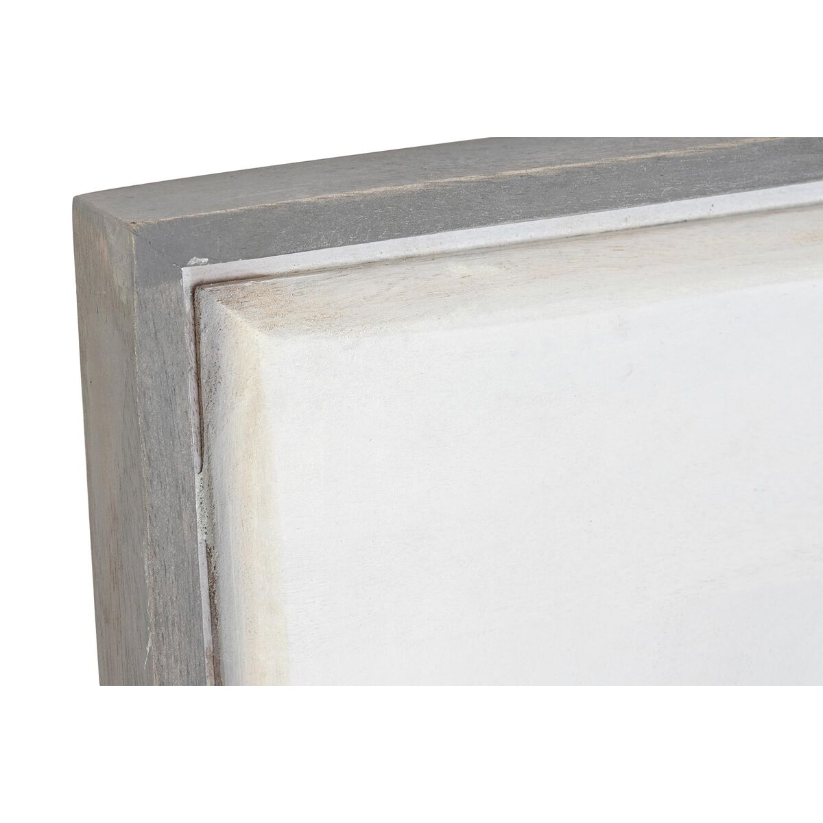 Väggspegel DKD Home Decor Vit Mangoträ Romb Modern (154 x 4 x 94 cm) - 3