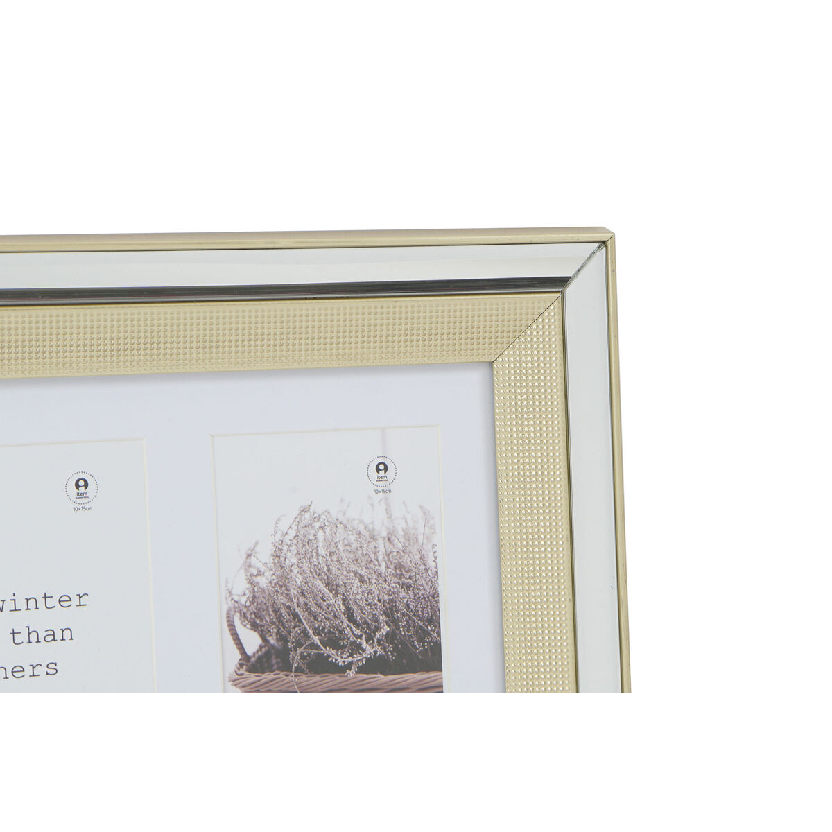 Fotoram DKD Home Decor Glas polystyren Gyllene Silvrig Traditionell 47 x 2 x 29 cm (2 antal) - 3