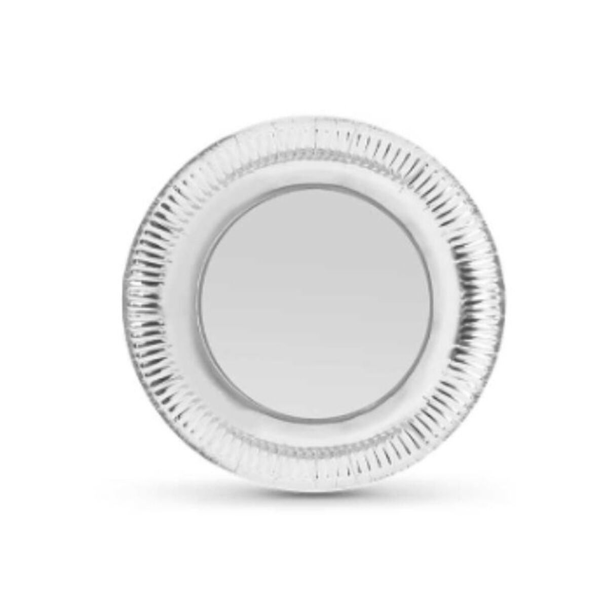 Tallriksset Algon Silvrig Papp Engångsanvändning 18 cm 12 antal