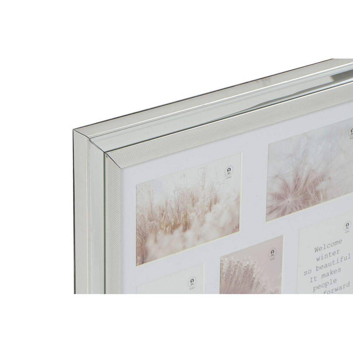 Fotoram DKD Home Decor Glas polystyren Gyllene Silvrig Traditionell 47 x 2 x 40 cm (2 antal) - 3