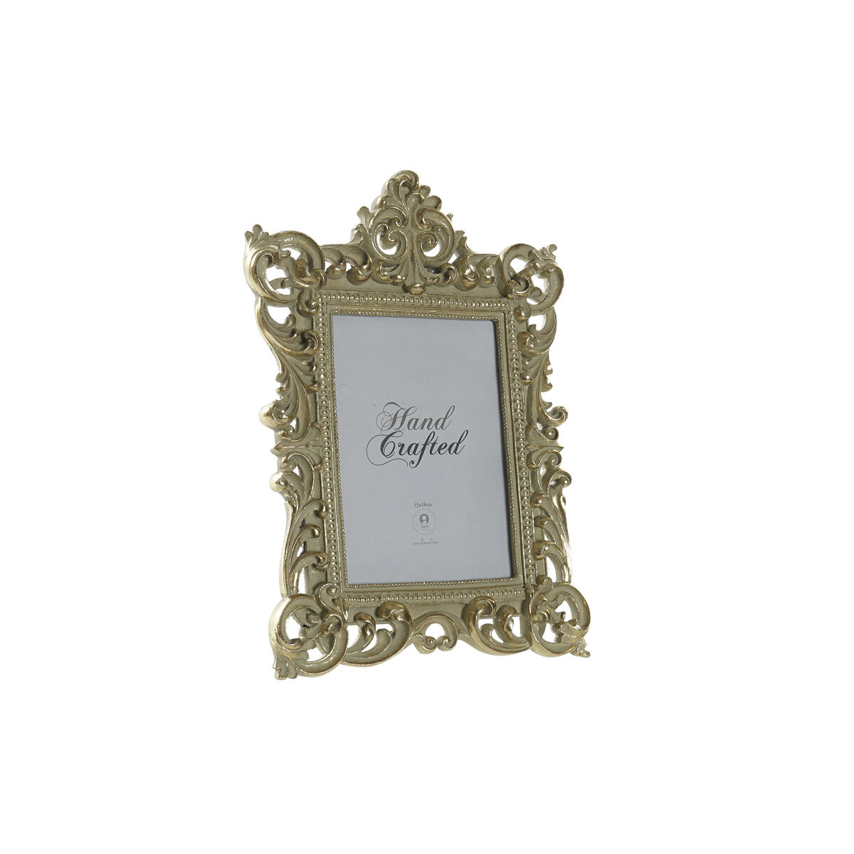 Fotoram DKD Home Decor Gyllene Harts Shabby Chic 21,5 x 3 x 31 cm
