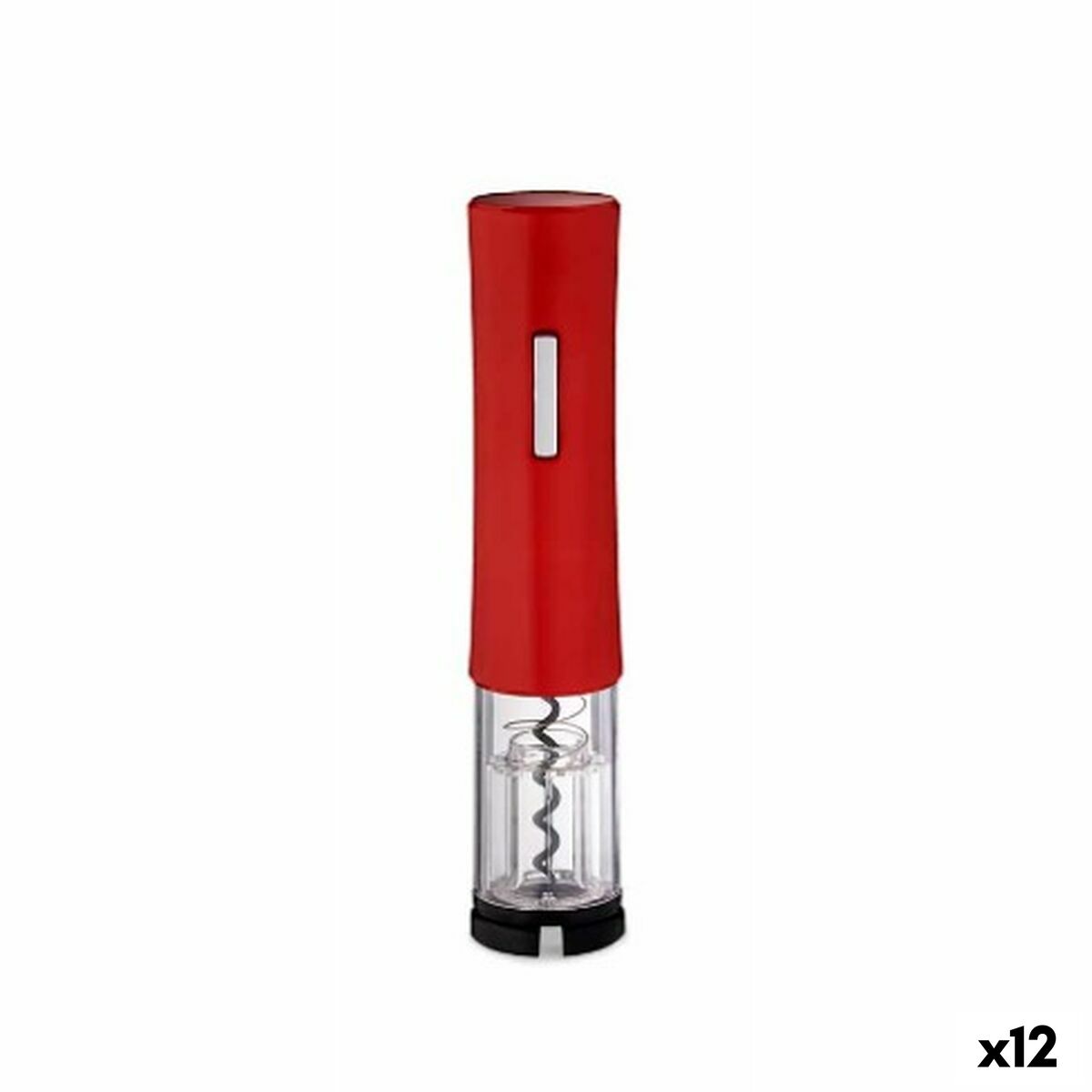 Elektrisk Korkskruv för Vinflaskor Metall Plast 5 x 23,7 x 5 cm (12 antal)