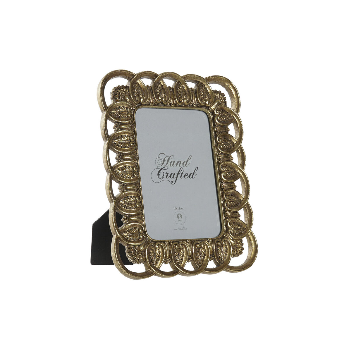 Fotoram DKD Home Decor Gyllene Harts Glas Shabby Chic 17,3 x 1,8 x 22 cm