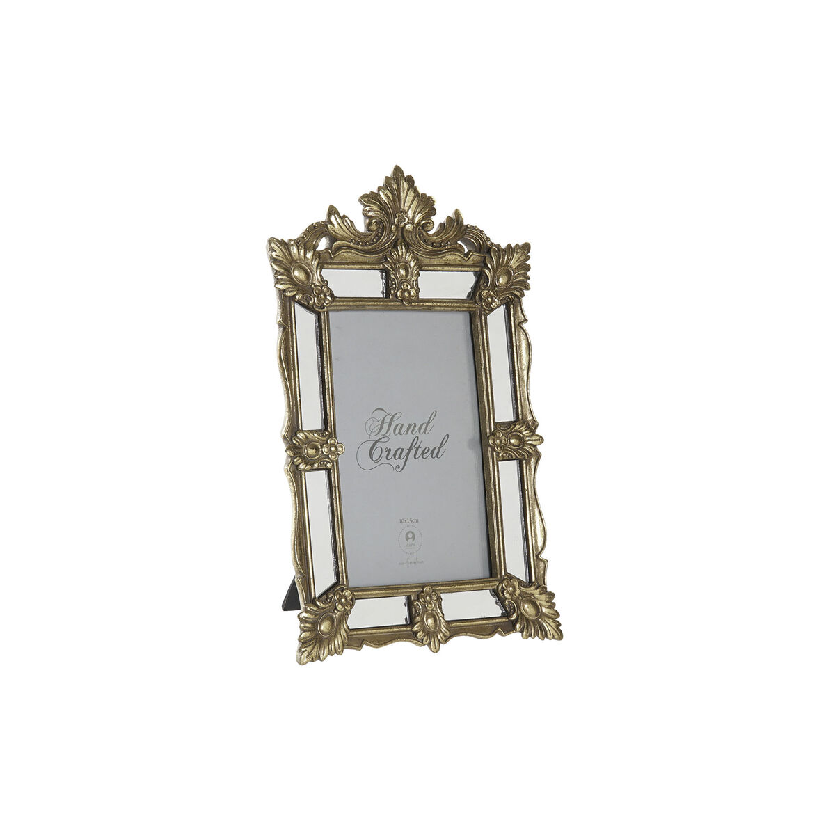 Fotoram DKD Home Decor Champagne Harts Glas Speglar Shabby Chic 16 x 2 x 25 cm