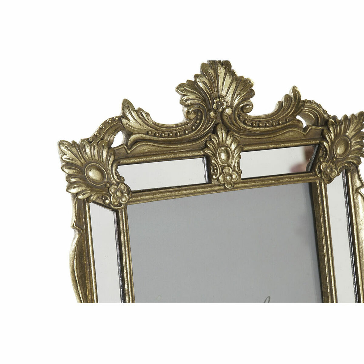 Fotoram DKD Home Decor Champagne Metall Harts Glas Speglar Shabby Chic 30 x 40 cm 18,7 x 2 x 27,7 cm - 2