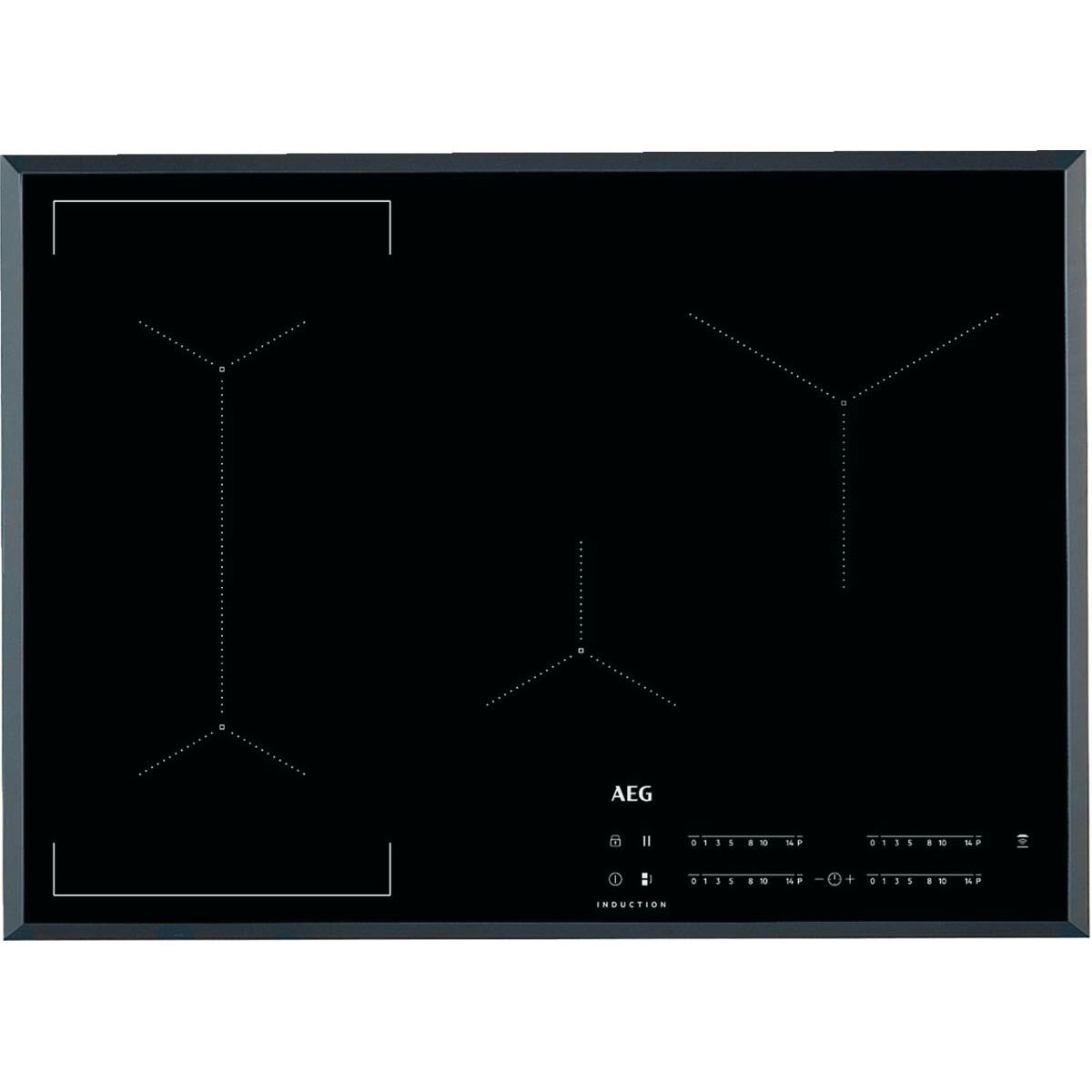 Induktionshäll AEG IKE74441FB 71 cm 7350 W