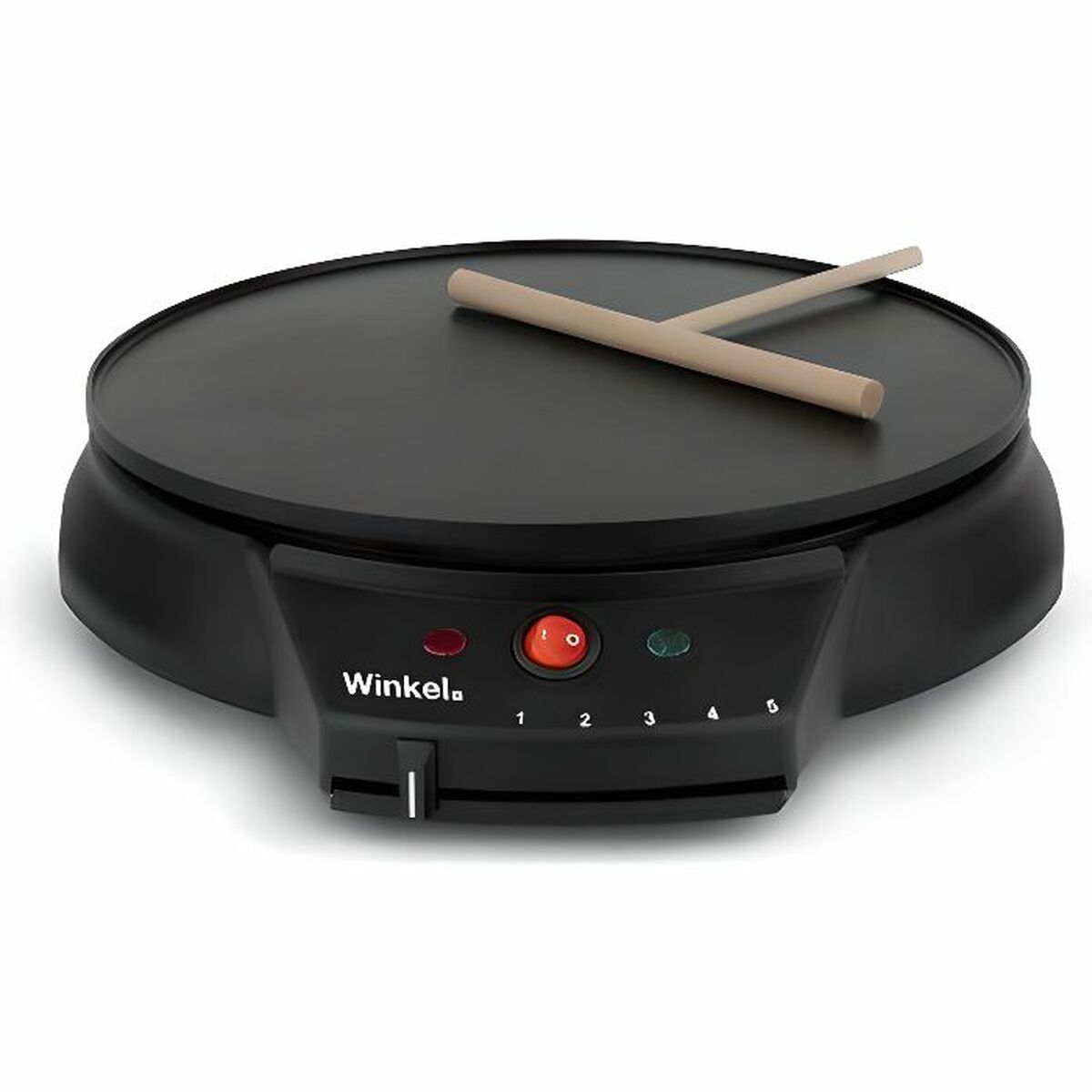 Pannkaksmaskin Winkel 1000 W Svart