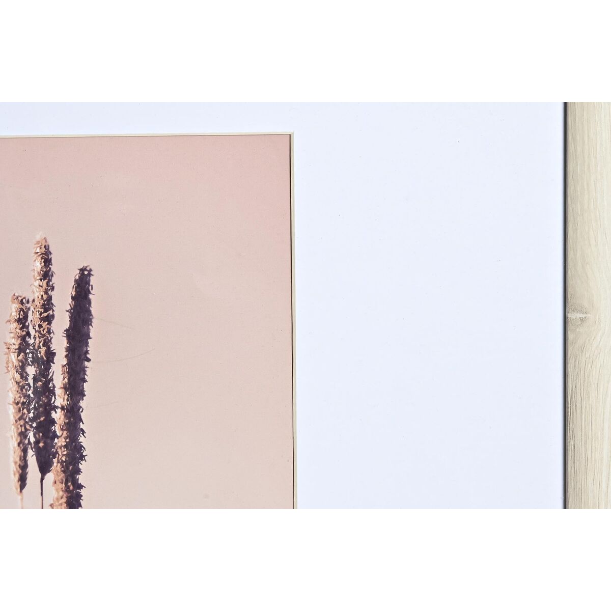 Fotoram för upphängning DKD Home Decor Glas Naturell Vit Trä MDF Boho (32,5 x 1,5 x 45 cm) - 3