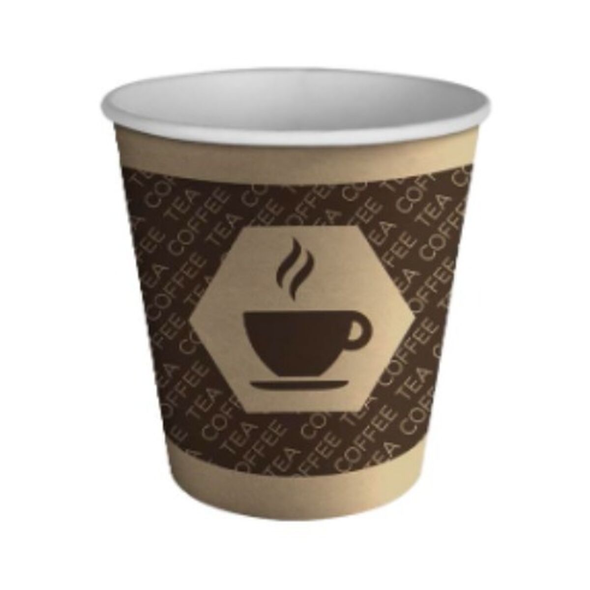 Glasset Algon Kaffe/ Café Papp Engångsanvändning 200 ml 100 antal