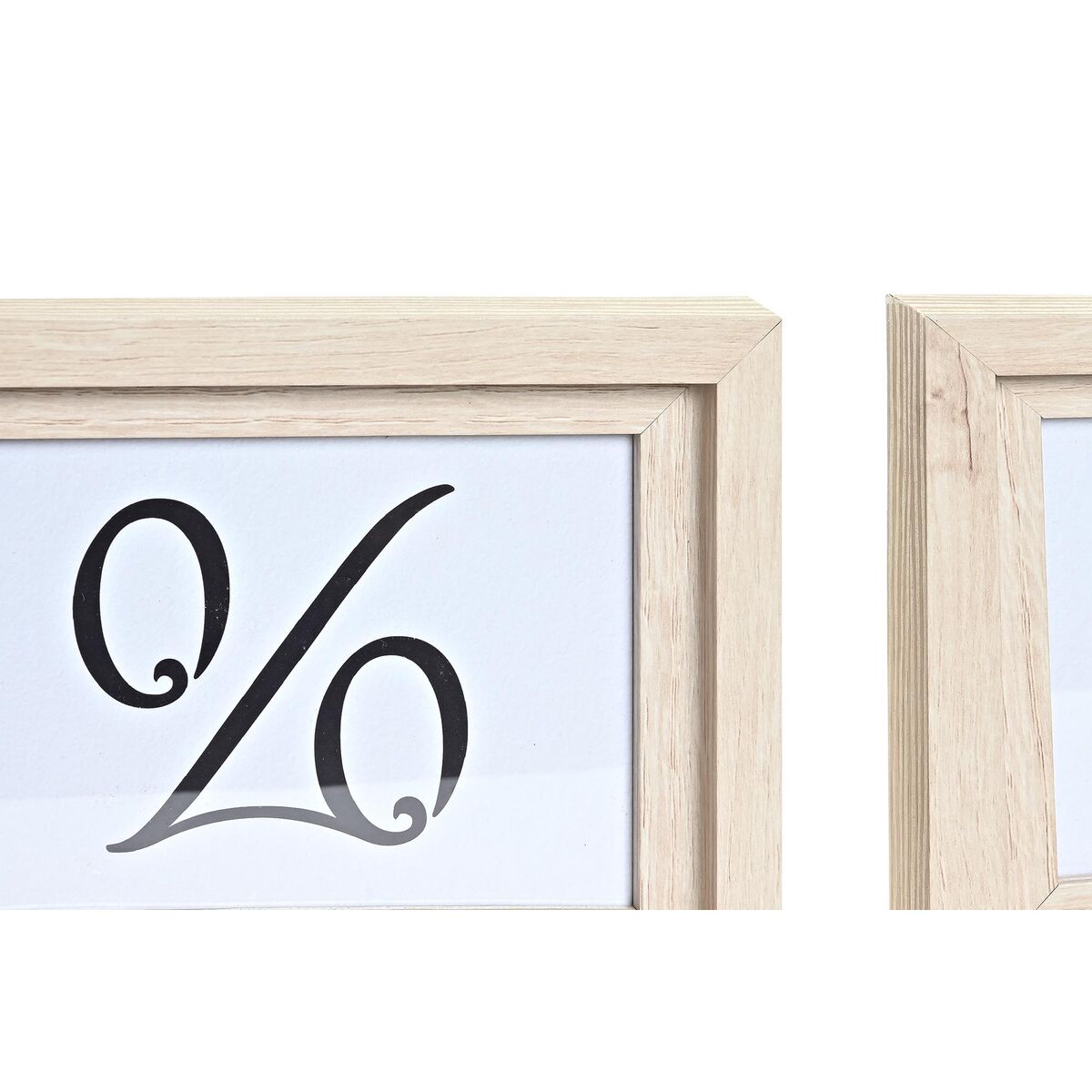 Fotoram för upphängning DKD Home Decor Urban Glas Naturell Multicolour Trä MDF (40 x 1,5 x 50 cm) - 3