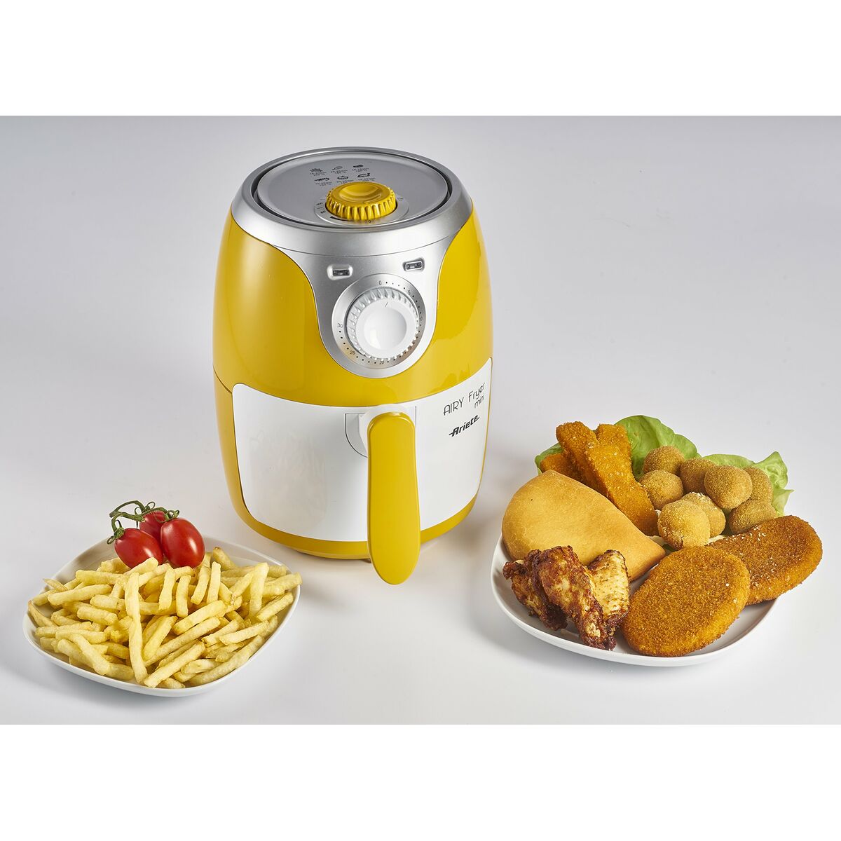 Oljefri Fritös Ariete Airy fryer mini Gul 1000 W 2 L - 2