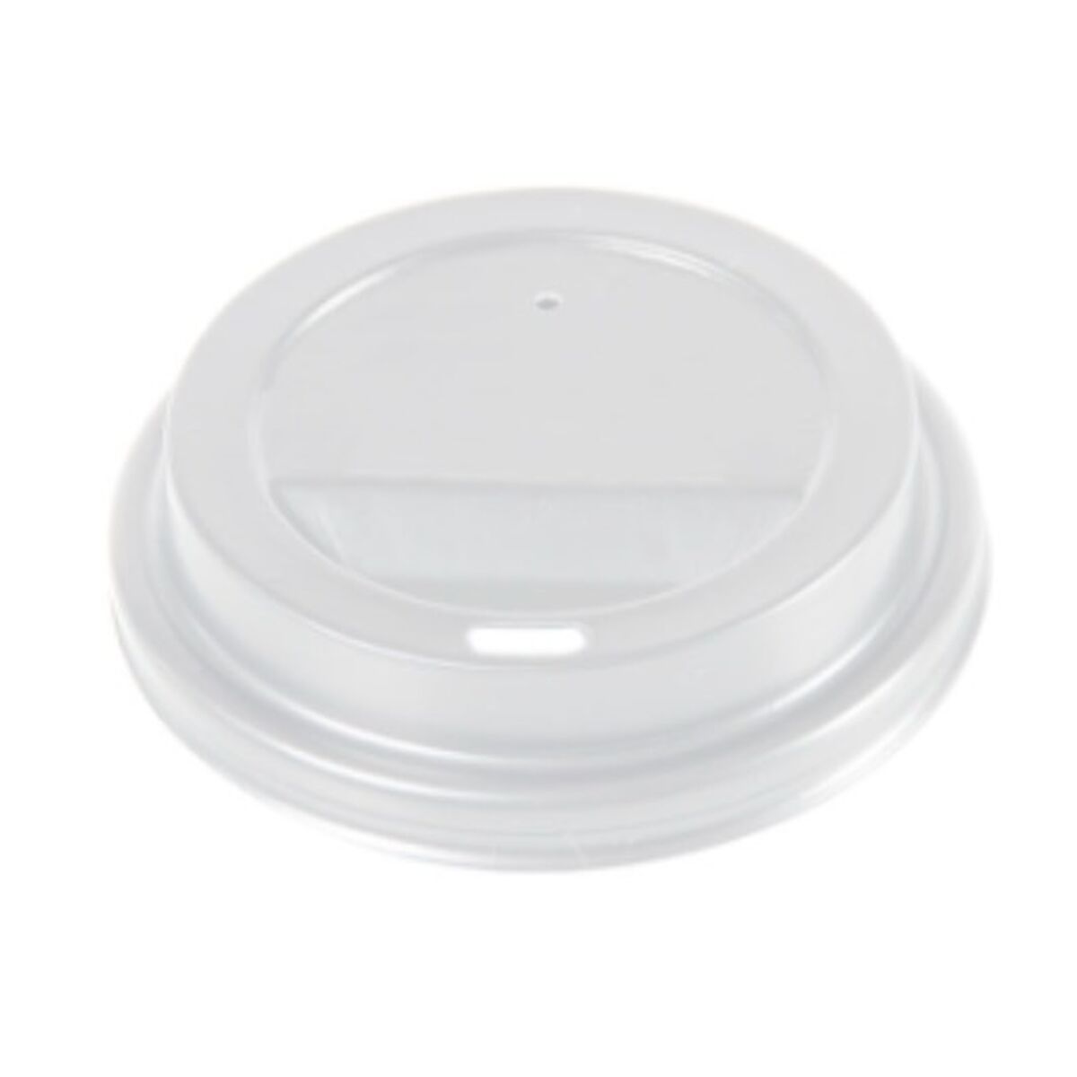 Set med lock för glas Algon Kaffe/ Café Plast Engångsanvändning 250 ml 100 antal
