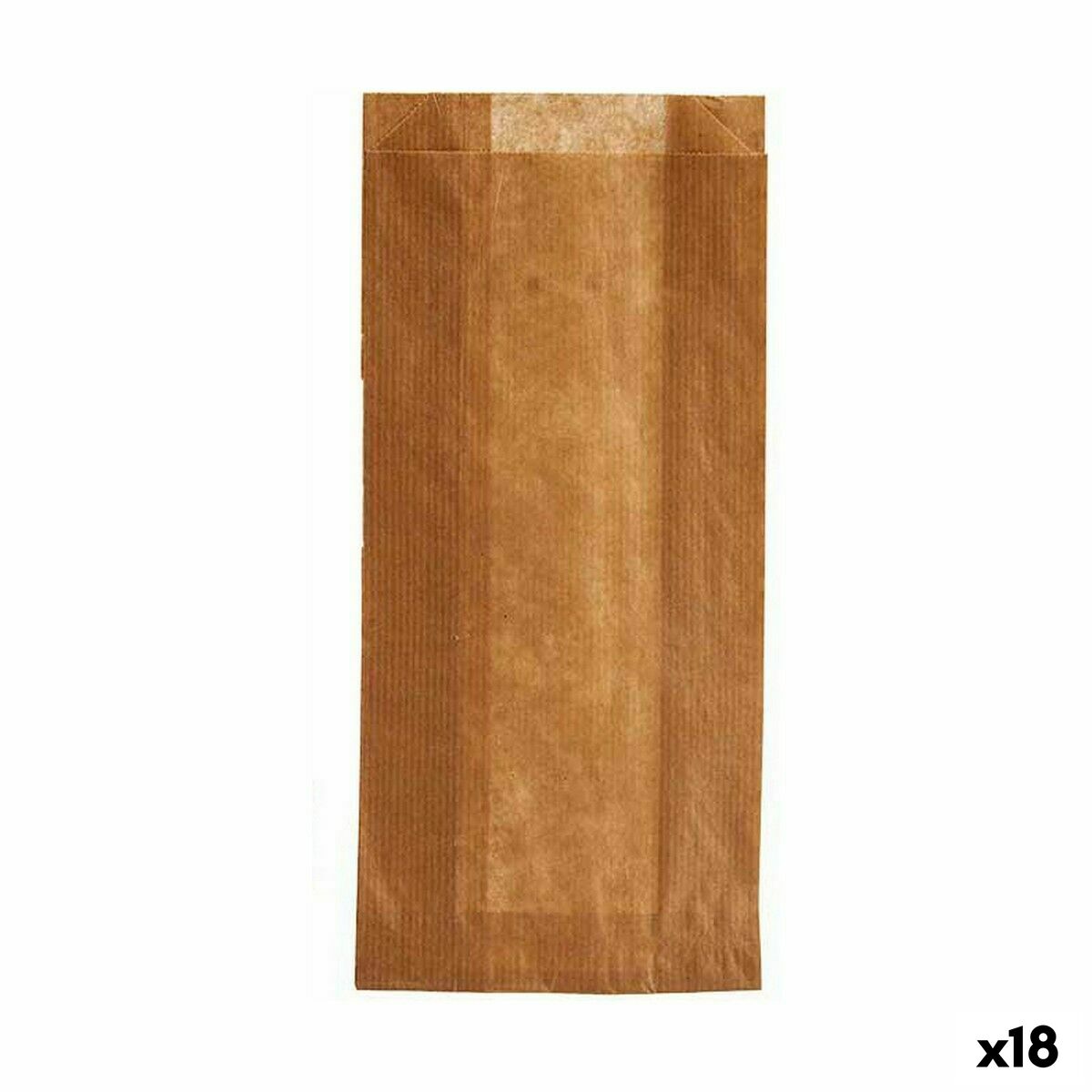 Set med återanvändningsbara livsmedelspåsar Komposterbar 16 x 21 cm Cellulóz (18 antal)