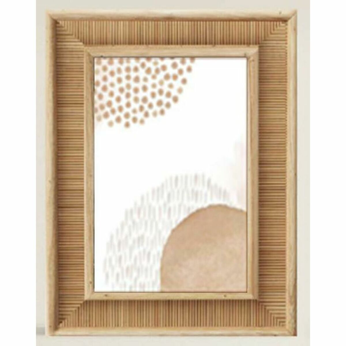 Fotoram DKD Home Decor Naturell Trä Trä MDF 29 x 1,5 x 34 cm - 2