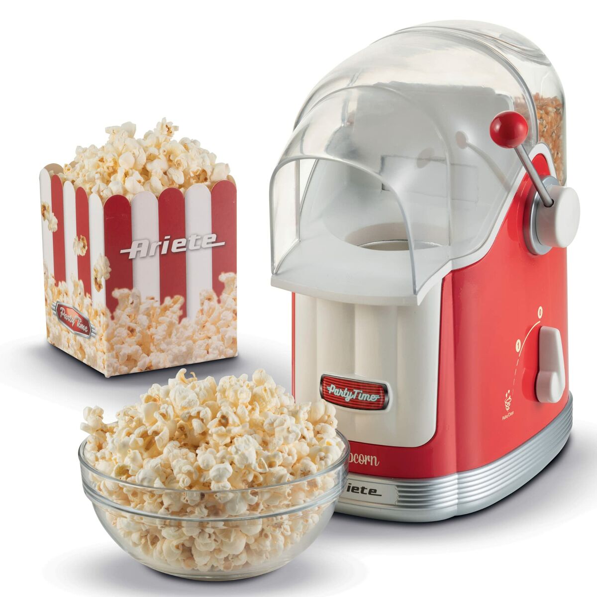 Popcornmaskin Ariete Party Time Röd