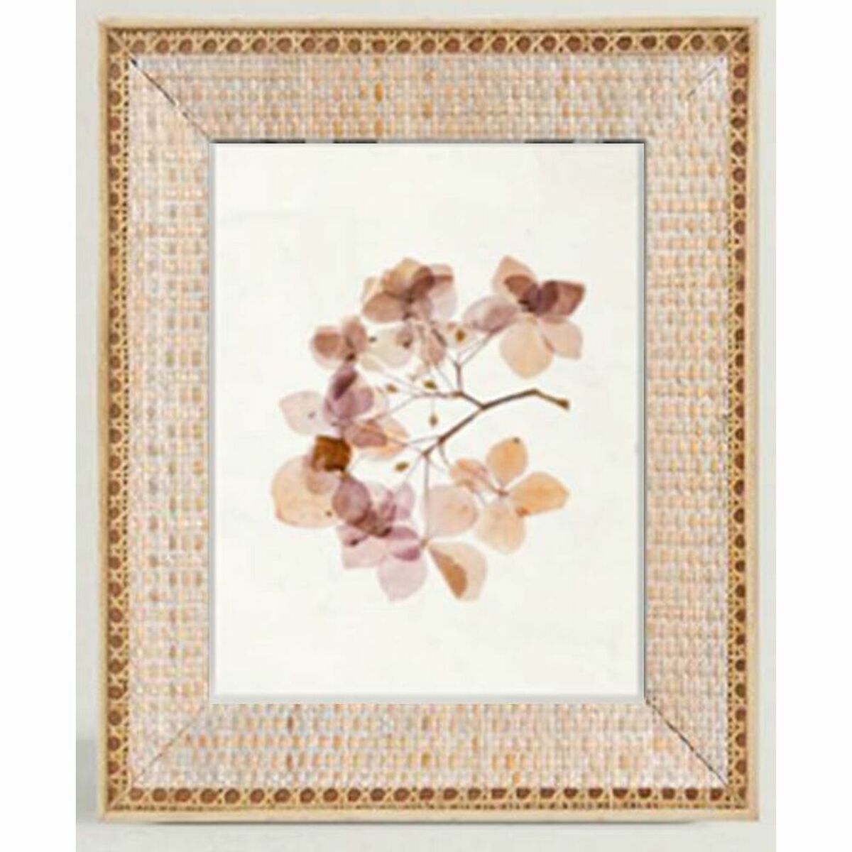 Fotoram DKD Home Decor Naturell Trä Trä MDF 26,5 x 2 x 32 cm - 2