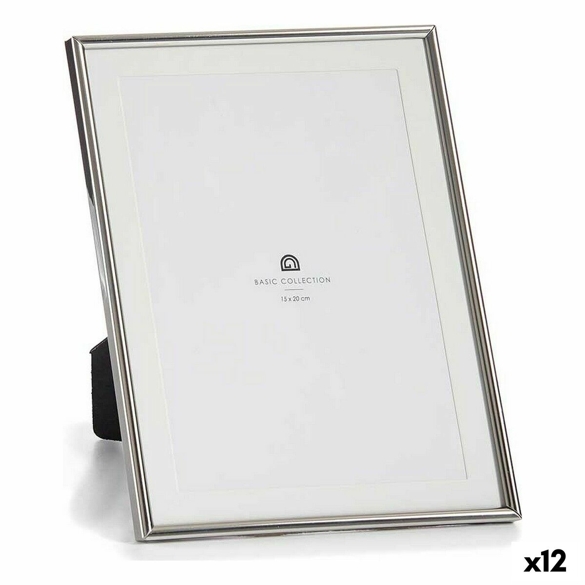 Fotoram Glas Silvrig Stål (12 antal)