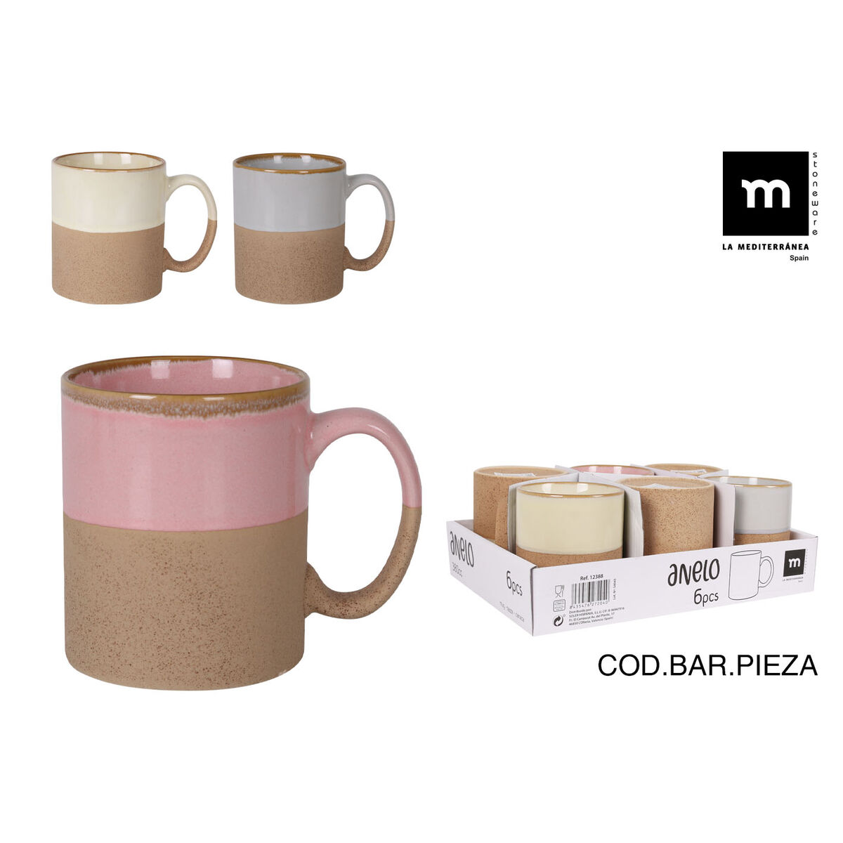 Mugg La Mediterránea Anelo 380 ml - 2