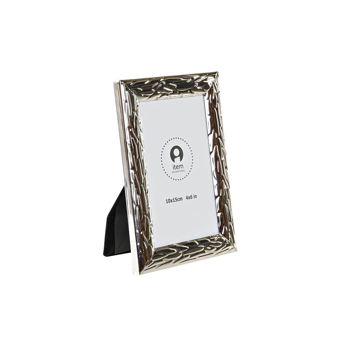 Fotoram DKD Home Decor Metall Silvrig Traditionell 12 x 2 x 17 cm