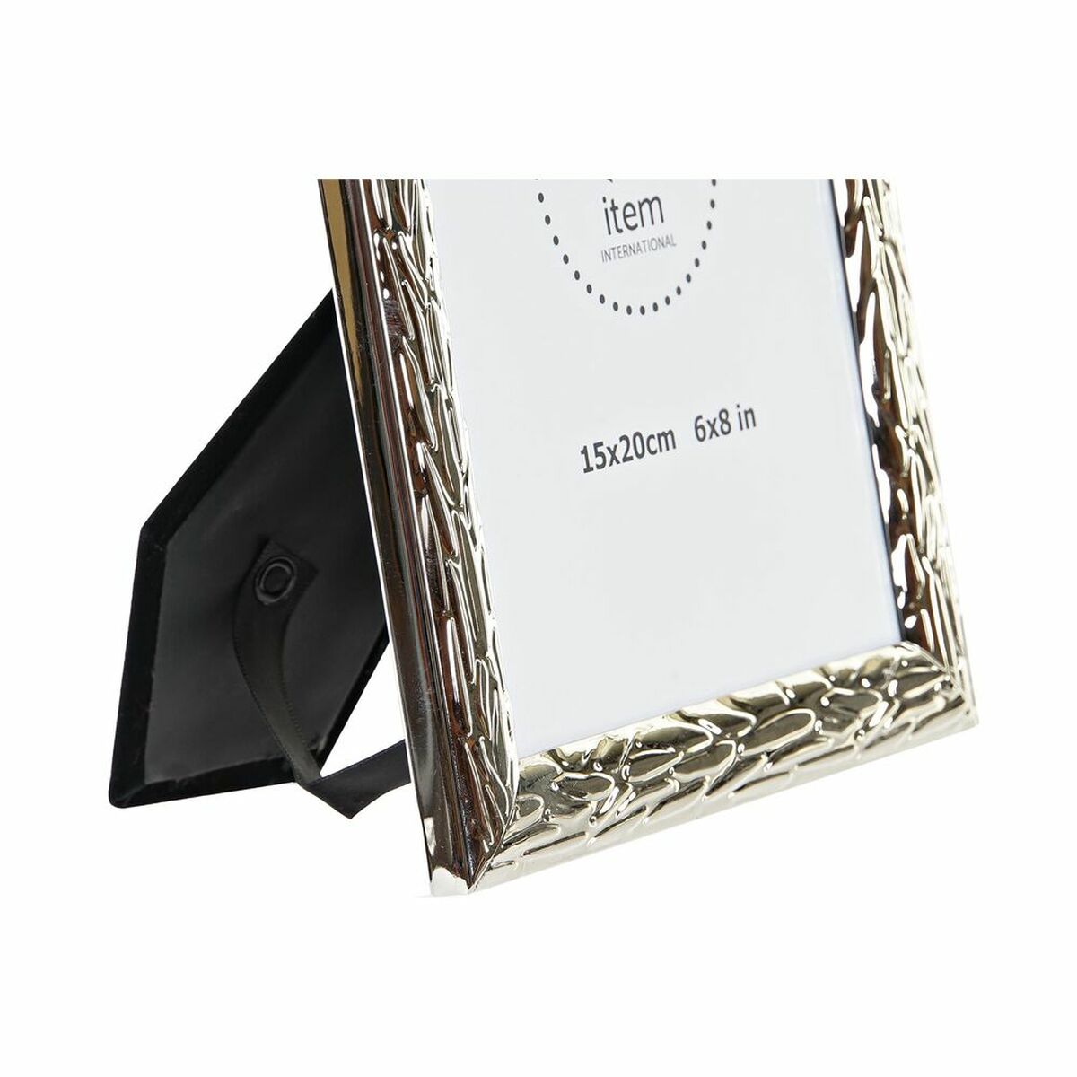 Fotoram DKD Home Decor Silvrig Metall Traditionell 17 x 2 x 22 cm - 2