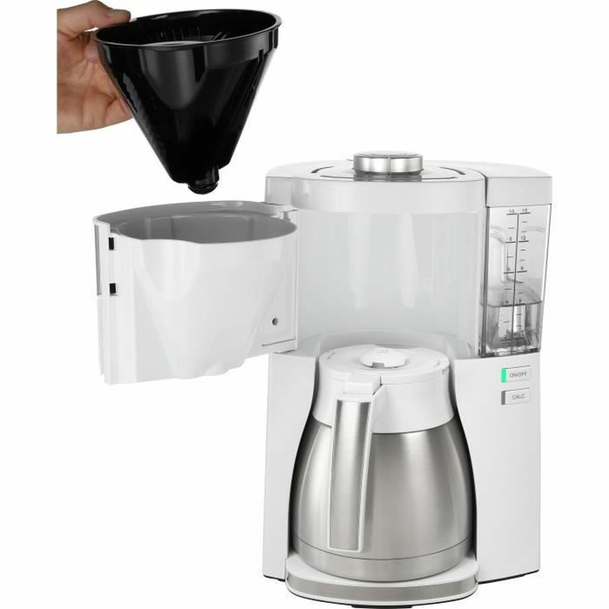 Kaffebryggare Melitta 1025-15 1080 W Vit 1,25 L - 2