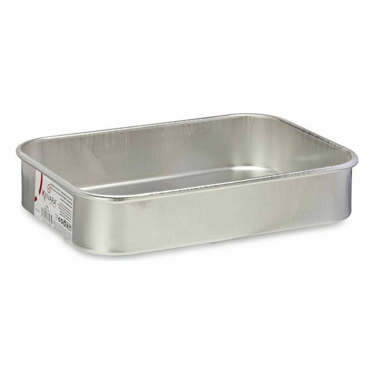 Ugnsbleck Ø 18 cm Silvrig Aluminium (12 antal) - 2