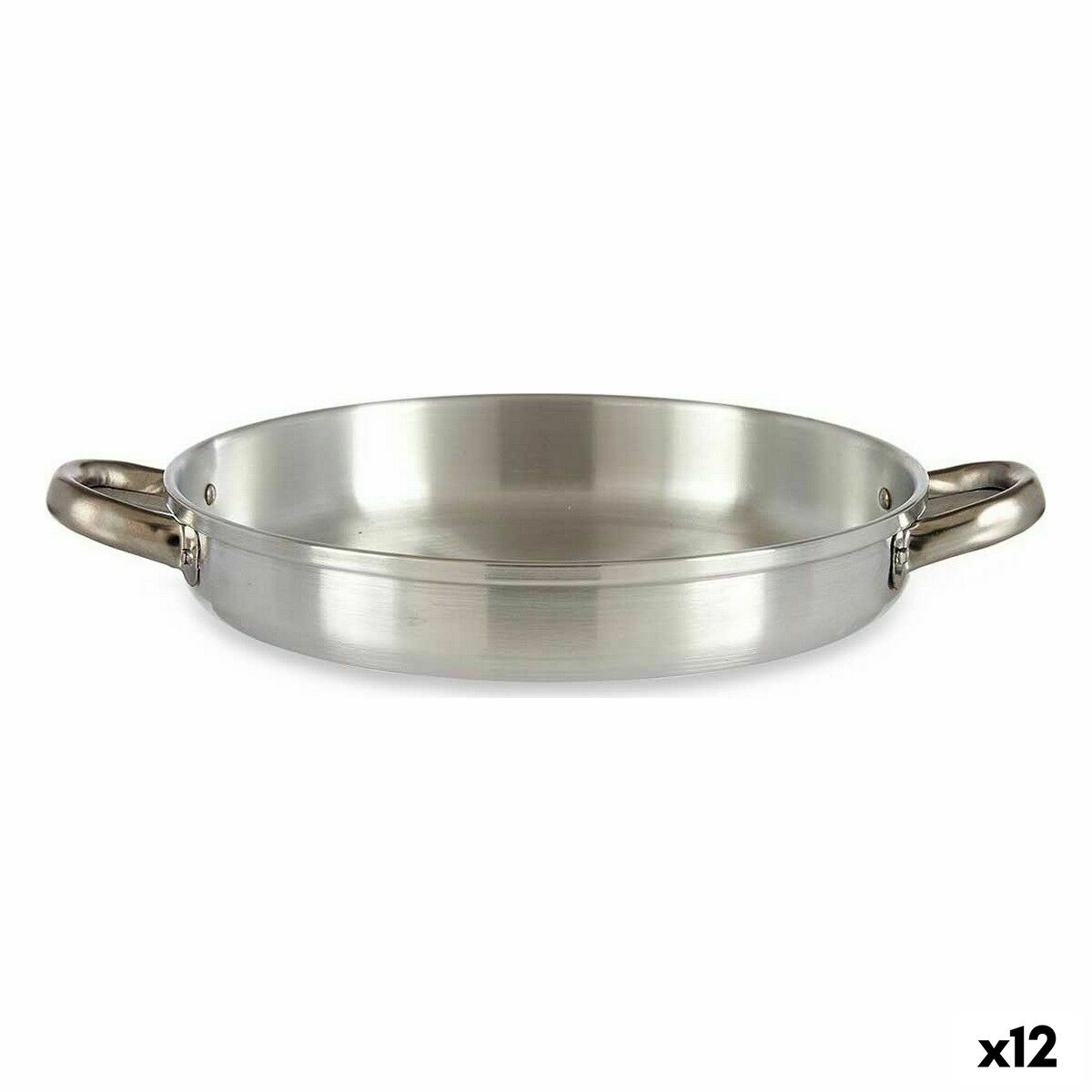 Stekpanna Silvrig Aluminium 27 x 5 x 35,5 cm (12 antal)
