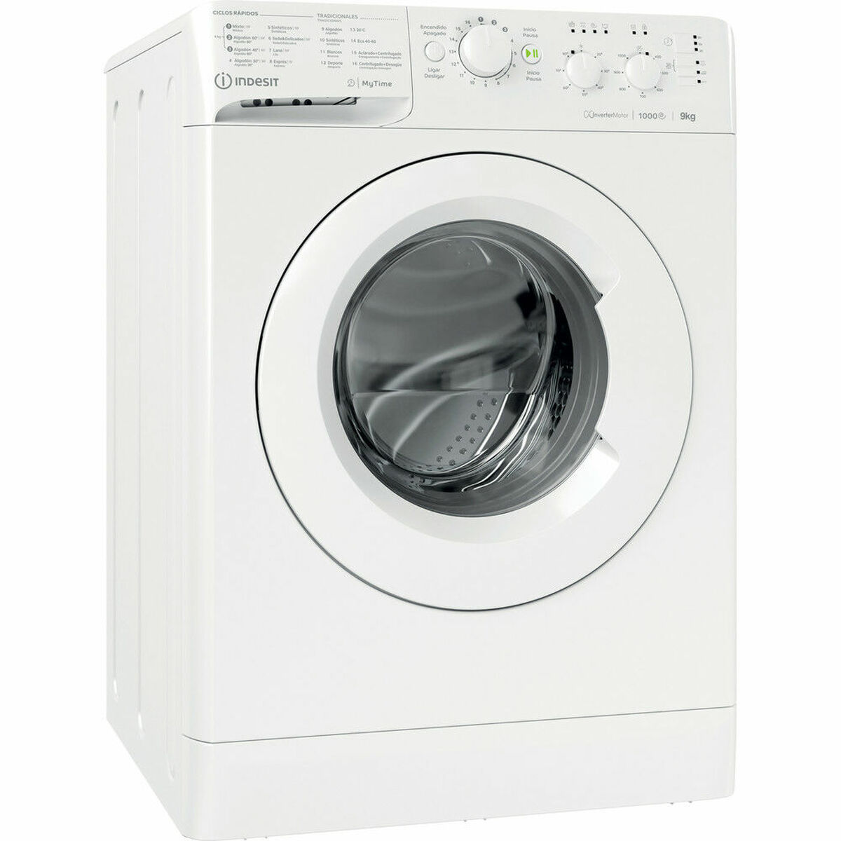 Tvättmaskin Indesit MTWC91083WSPT 1000 rpm Vit 9 kg - 4