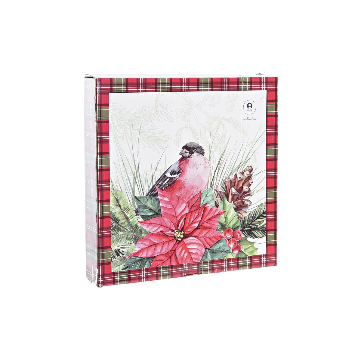 Tallriksset DKD Home Decor 18 Delar Porslin 27 x 27 x 3 cm - 2