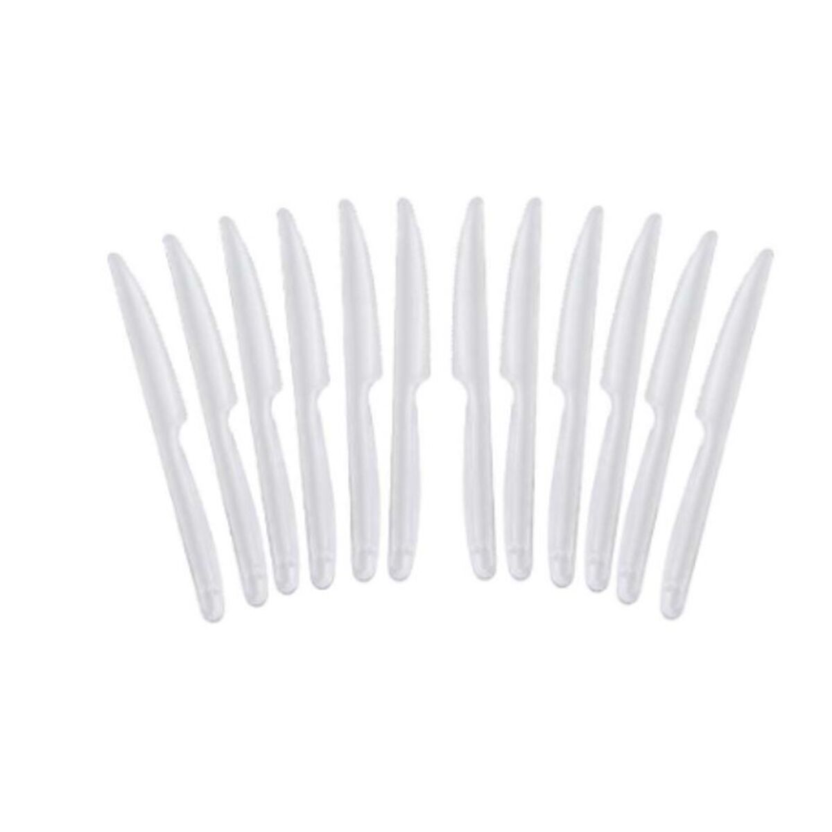 Reusable knife set Algon Transparent 12 antal 18 cm