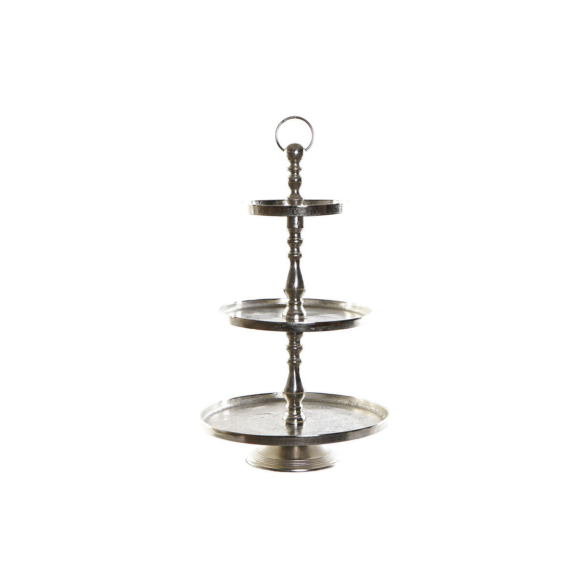 Fruktskål DKD Home Decor Aluminium (44 x 44 x 77 cm) - 4