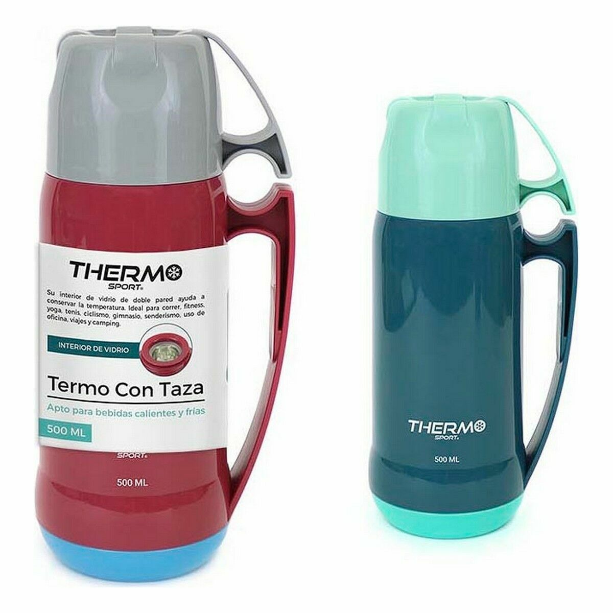 Resetermosflaska ThermoSport 500 ml Plast