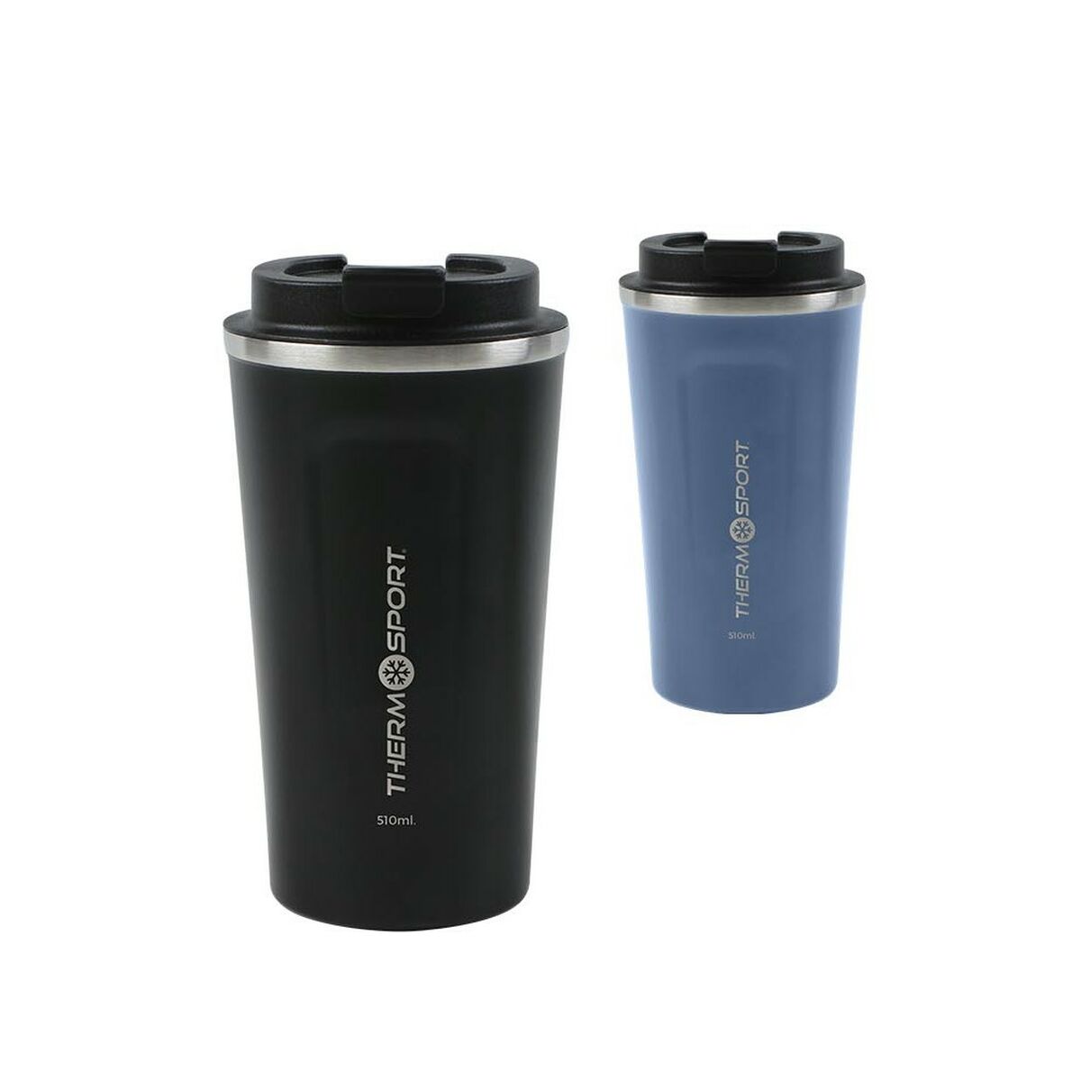 Termosmugg med lock ThermoSport Stål Plast 510 ml