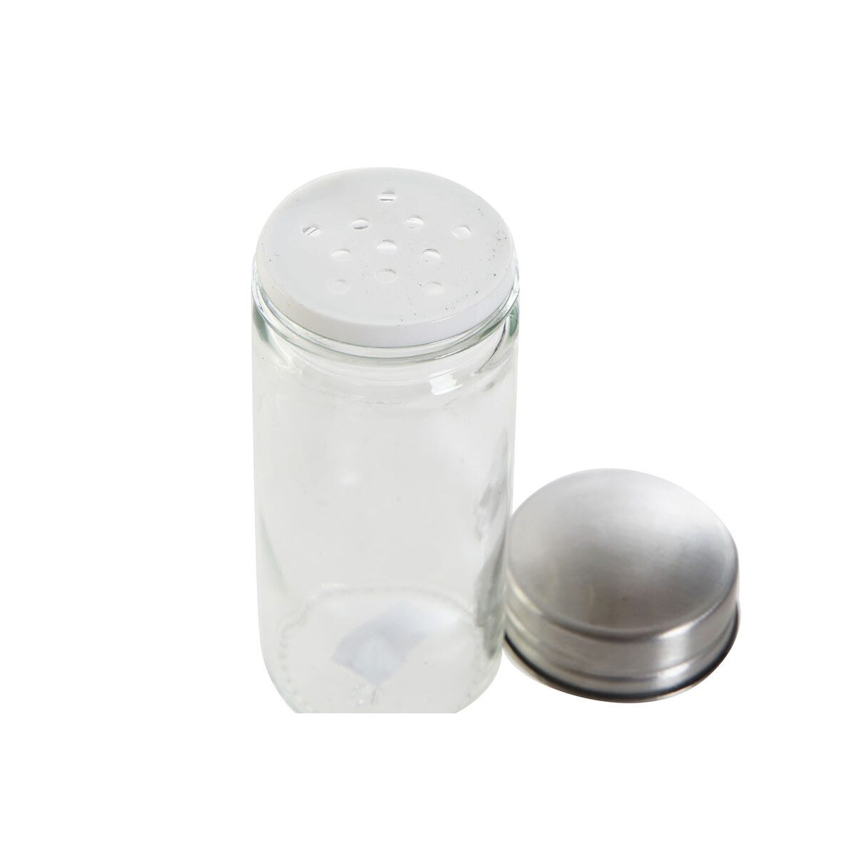 Kryddhylla DKD Home Decor Glas Rostfritt stål 10 cm 17 x 17 x 23 cm - 3