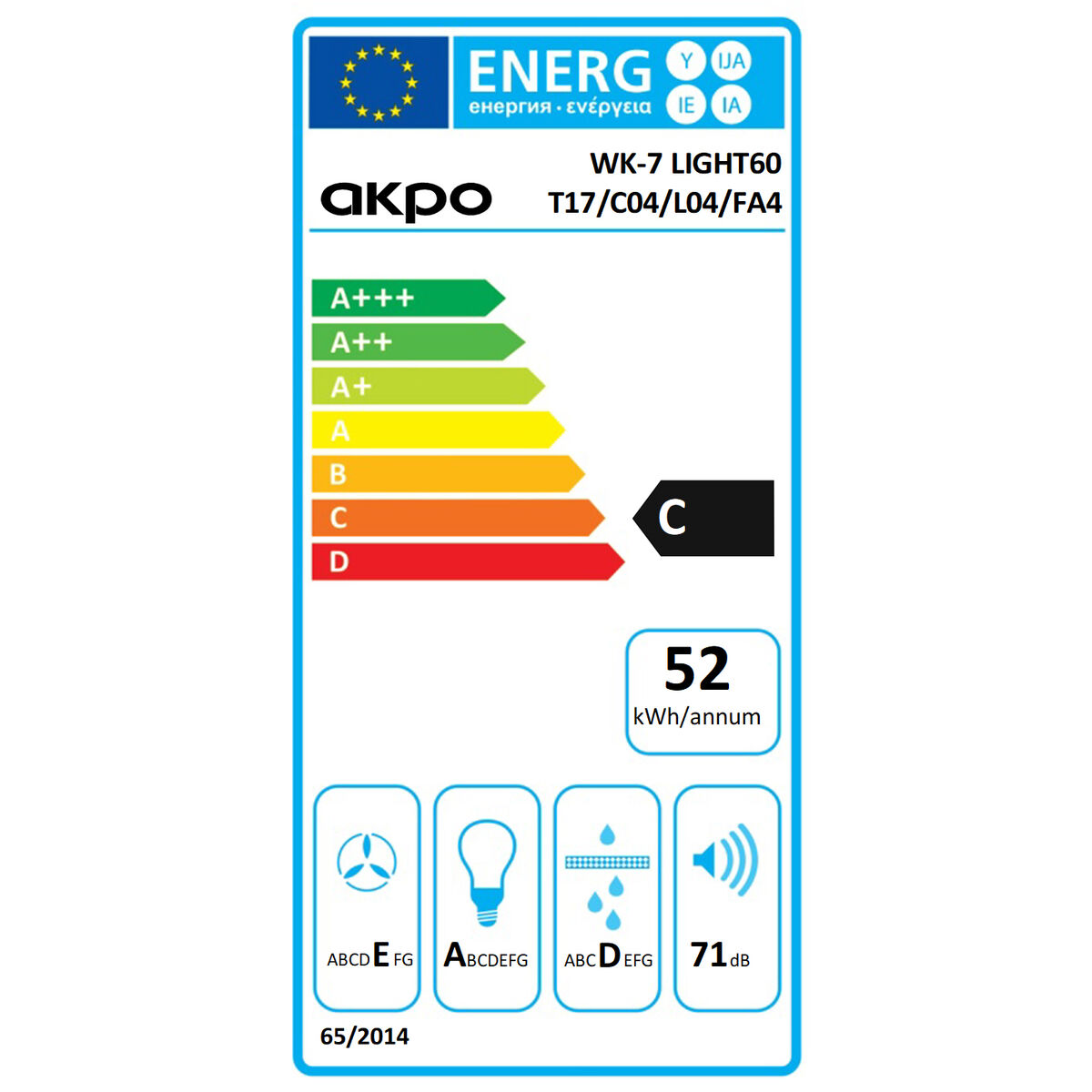 Konventionell fläkt Akpo WK-7 Light Stål - 2