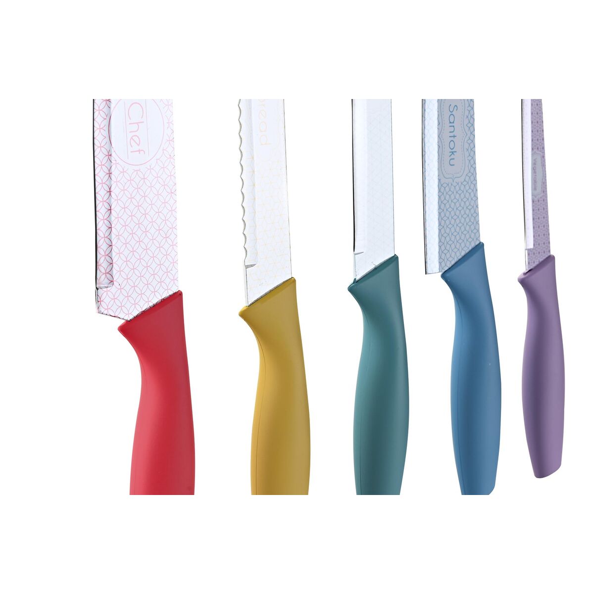 Knivset DKD Home Decor Rostfritt stål polypropen 3 x 1,5 x 20 cm (6 pcs) - 2