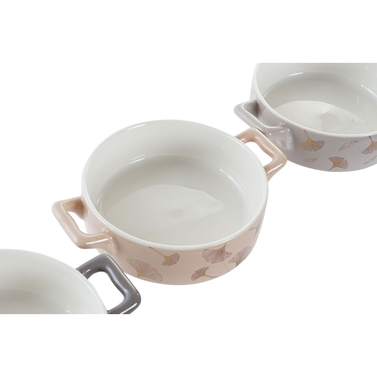 Skål DKD Home Decor 16,8 x 12,5 x 4,3 cm Gyllene Metall Modern - 3