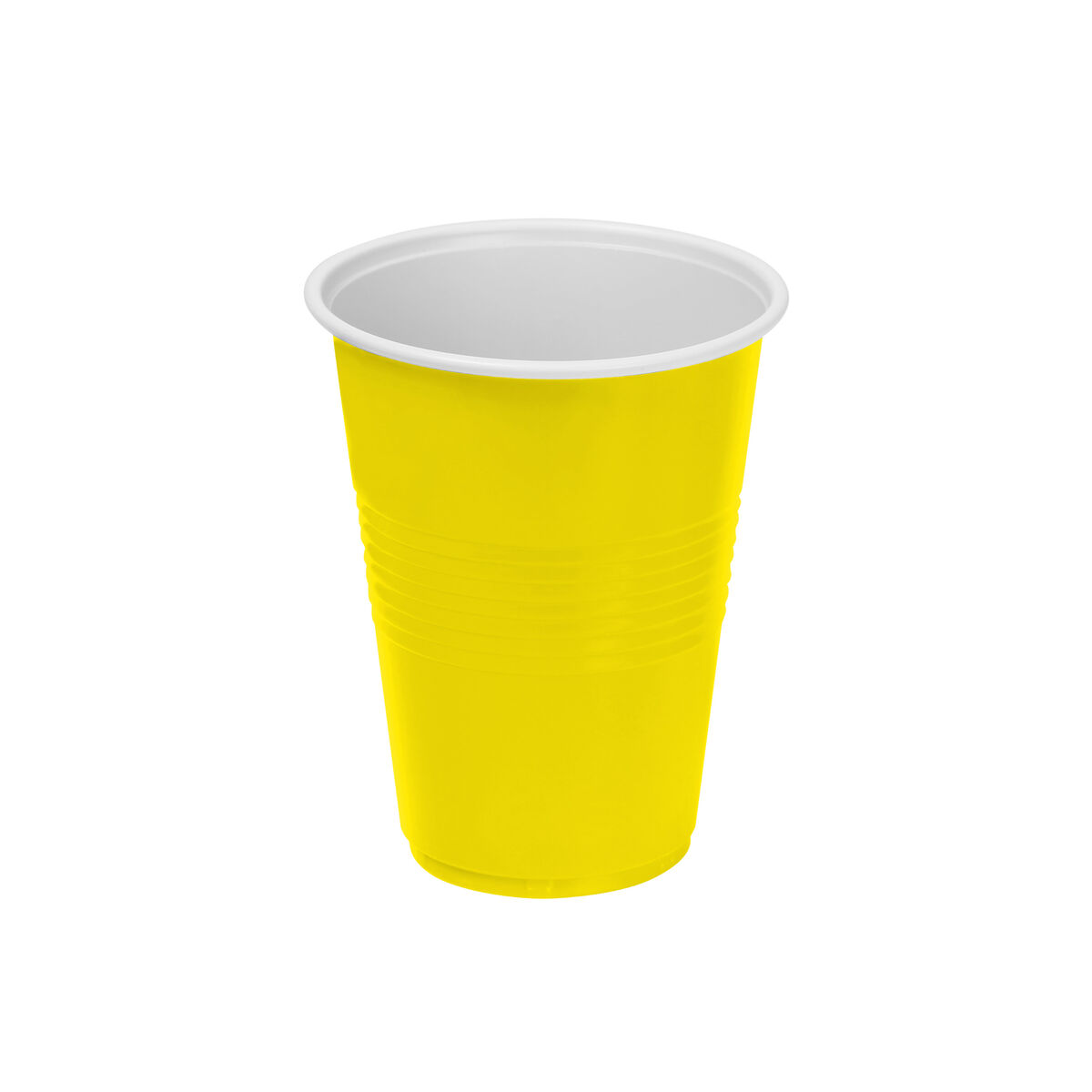 Set med återanvändbara glas Algon Gul 25 antal 250 ml