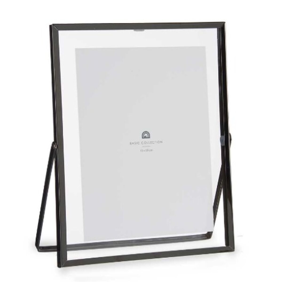 Fotoram Svart Metall Glas Plast 20,5 x 1 x 25,2 cm (12 antal) - 2