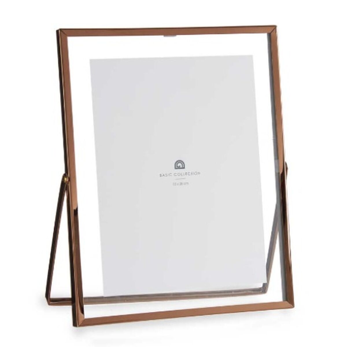 Fotoram Koppar Metall Glas Plast 20,5 x 1 x 25,2 cm (12 antal) - 2