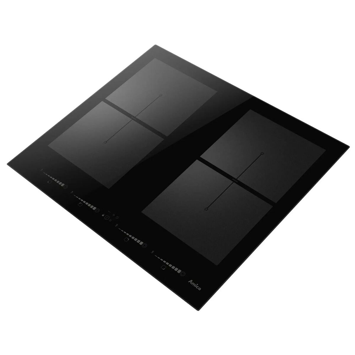Induktionshäll Amica PIH6544PHTS4UN 52 cm 59,2 cm 7400 W - 2