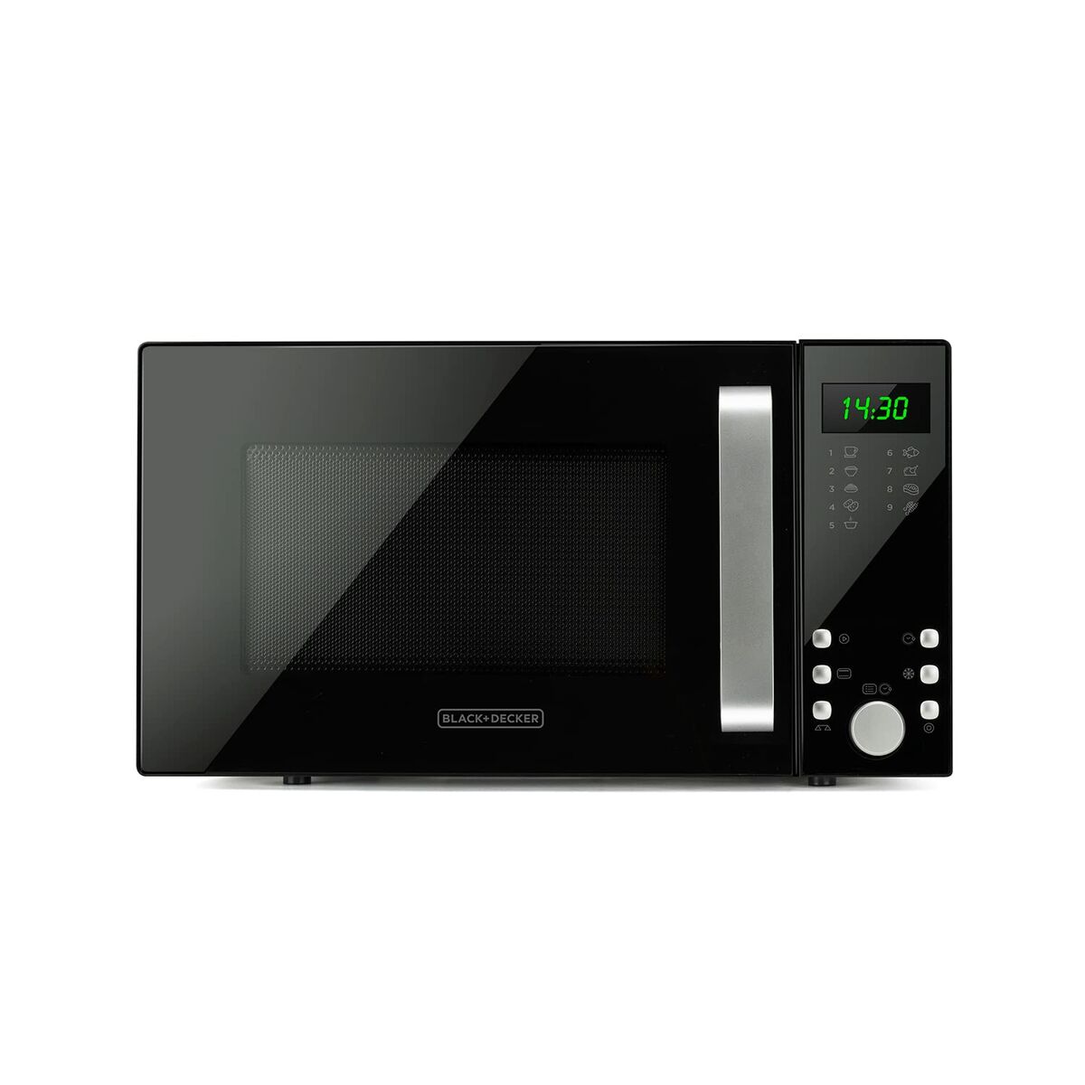 Mikrovågsugn med Grill Black & Decker BXMZ900E  Svart 900 W 23 L