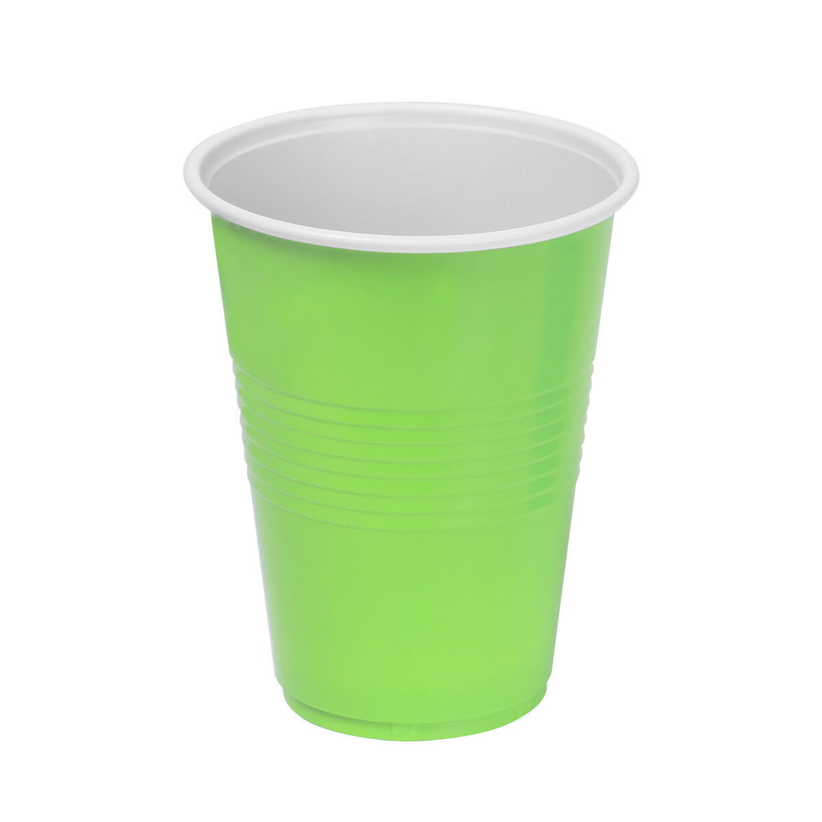 Set med återanvändbara glas Algon Grön 10 antal 450 ml