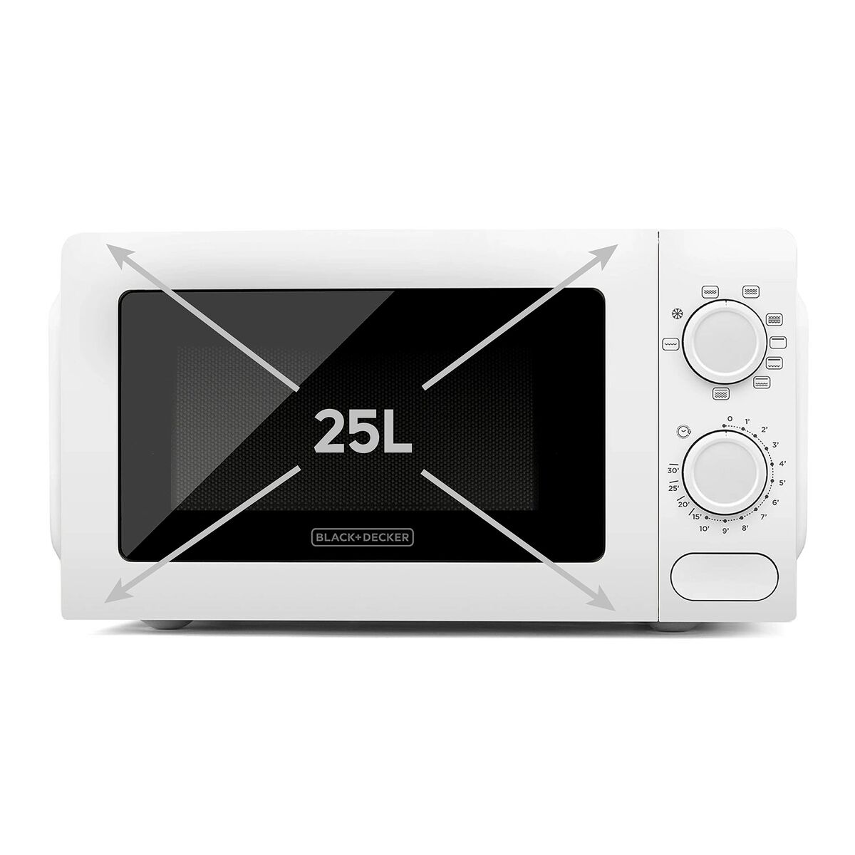 Mikrovågsugnen Black & Decker BXMZ700E 700 W 20 L - 2