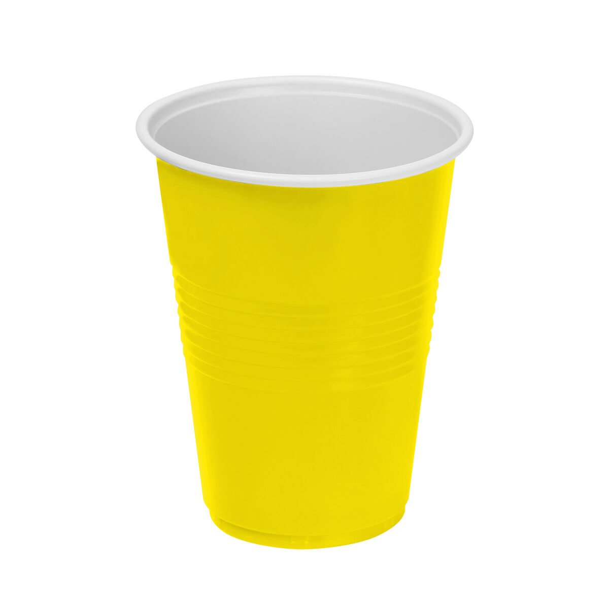 Set med återanvändbara glas Algon Gul 10 antal 450 ml
